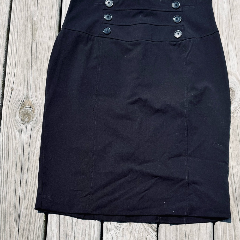 Worthington Blue Knee-Length Pencil Skirt